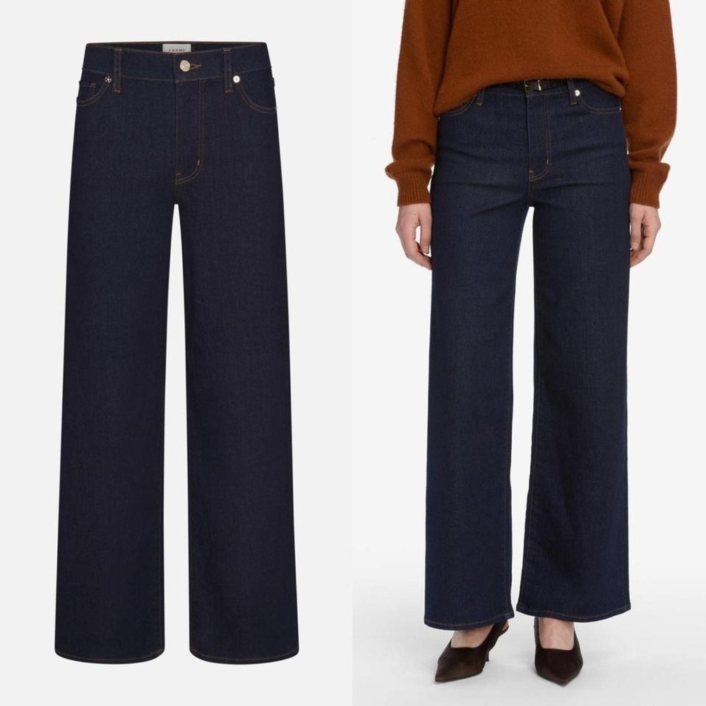 FRAME Le Slim Palazzo Jeans - Size 25